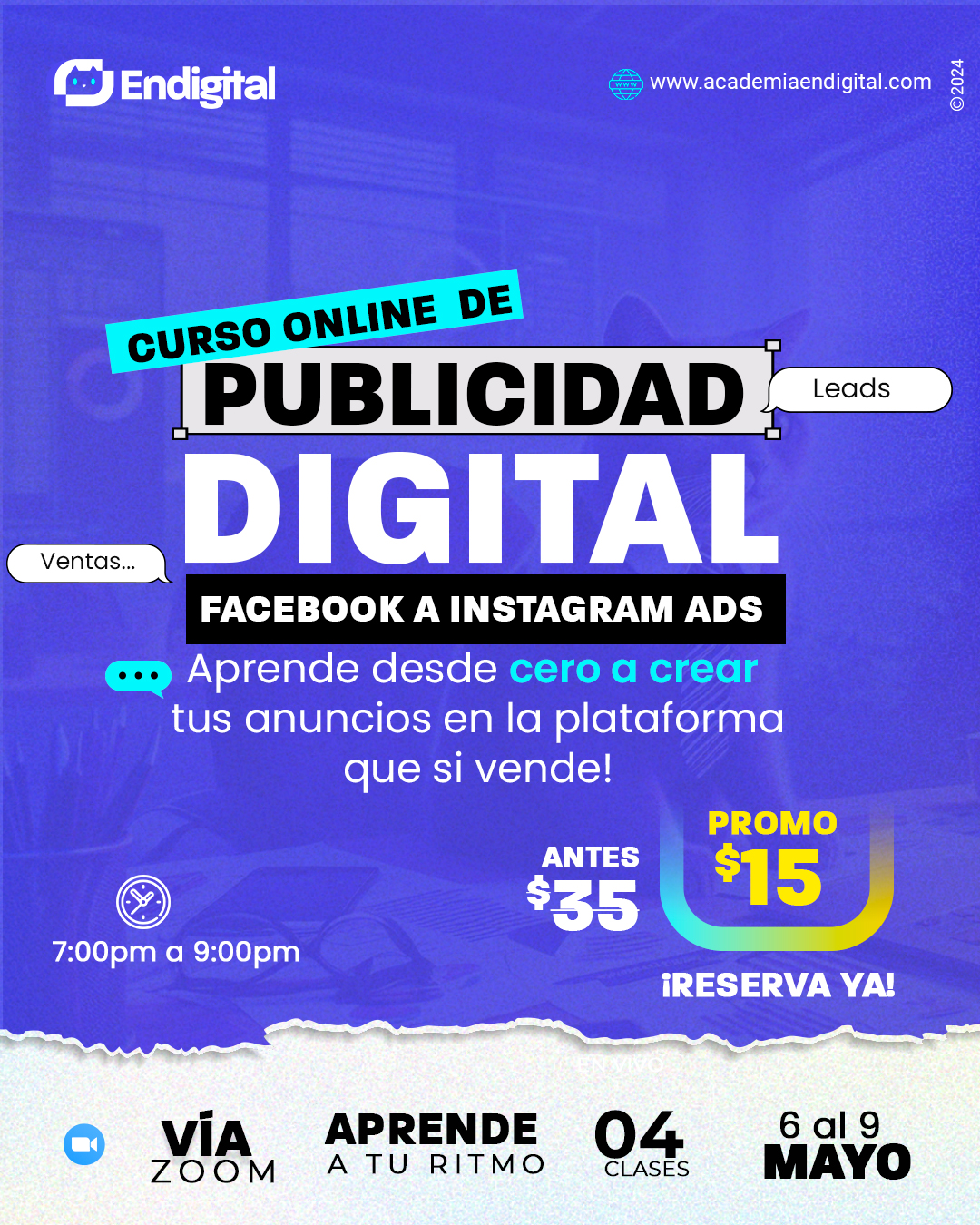 Taller Online de Publicidad Digital Facebook e Instagram Ads